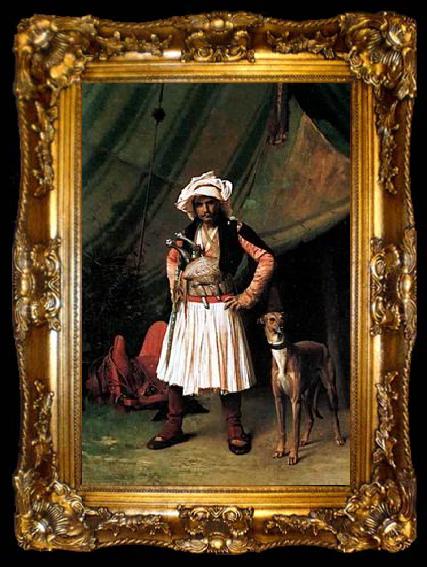 framed  unknow artist Arab or Arabic people and life. Orientalism oil paintings  464, ta009-2